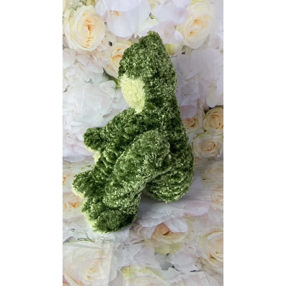 First & Main Froggle Woggle Frog Green Plush Rattles Weighted Shelf Sitter Cute